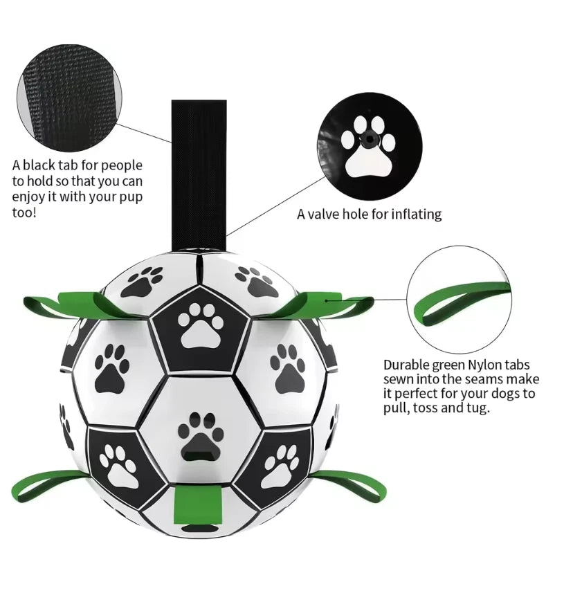 Pet Dog Football Toy Puppy Outdoor Training Interactive Soccer Play Ball
